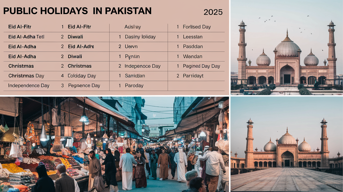 Public Holidays in 2025 Pakistan