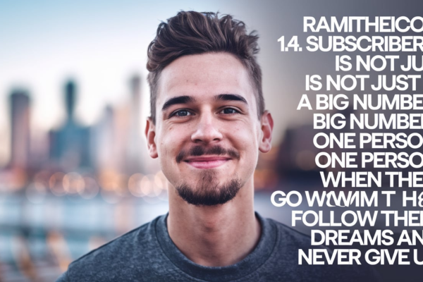 Ramitheicon 1.49M Subscribers: How He Became Everyone’s Favorite YouTuber Ramitheicon 1.49M Subscribers: How He Became Everyone’s Favorite YouTuber